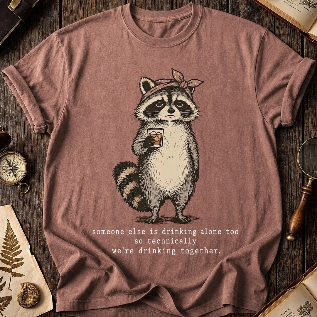 Drink Pals Raccoon T-Shirt product image 8