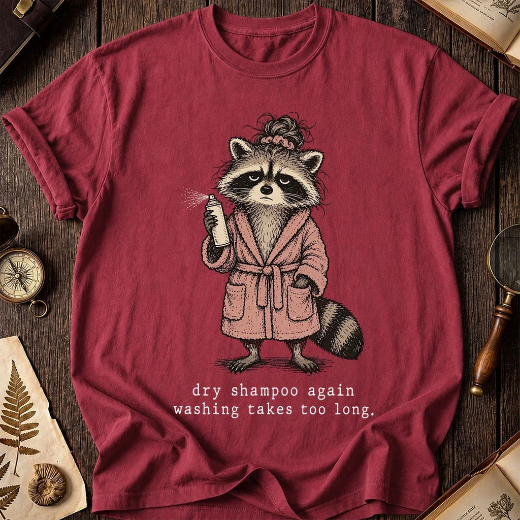 Dry Shampoo Raccoon T-Shirt product image 5