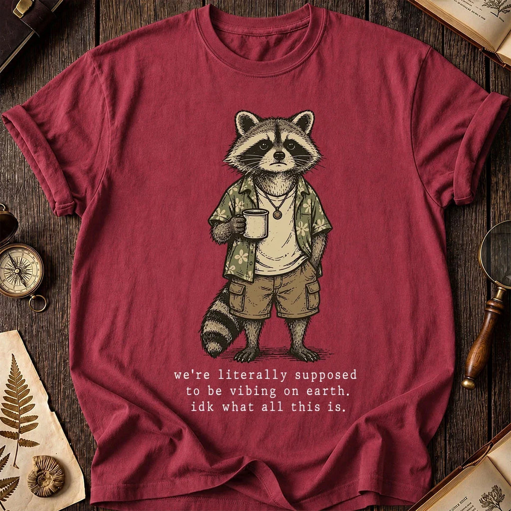 Earth Mood Raccoon T-Shirt product image 5