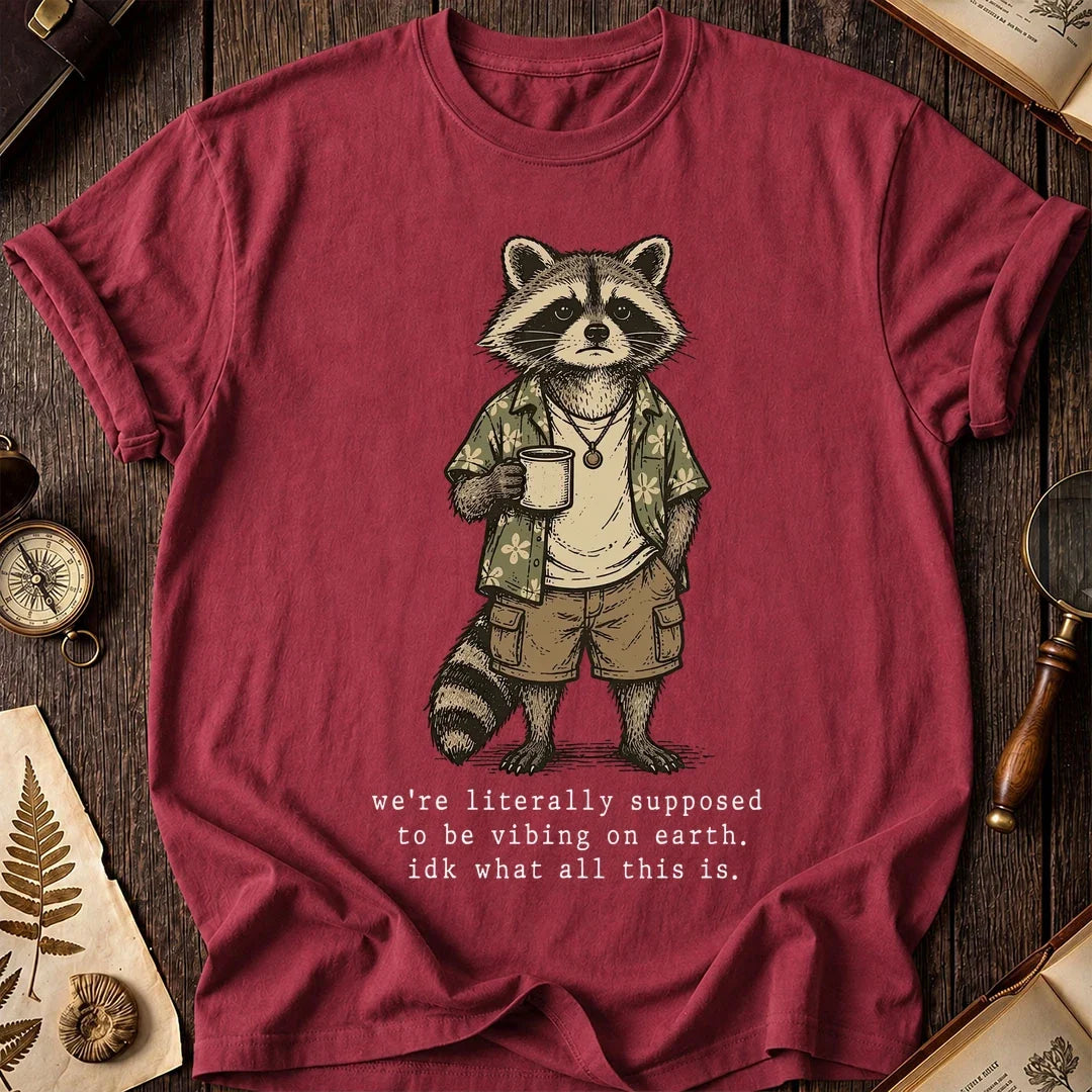 Earth Mood Raccoon T-Shirt product image 5