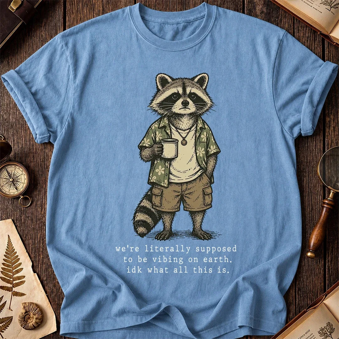 Earth Mood Raccoon T-Shirt product image 4
