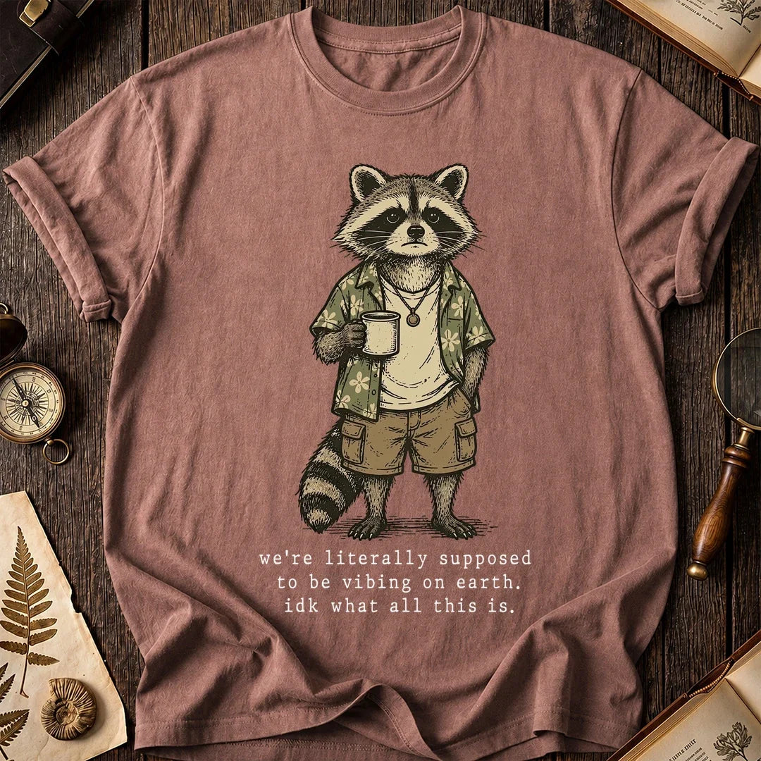 Earth Mood Raccoon T-Shirt product image 8