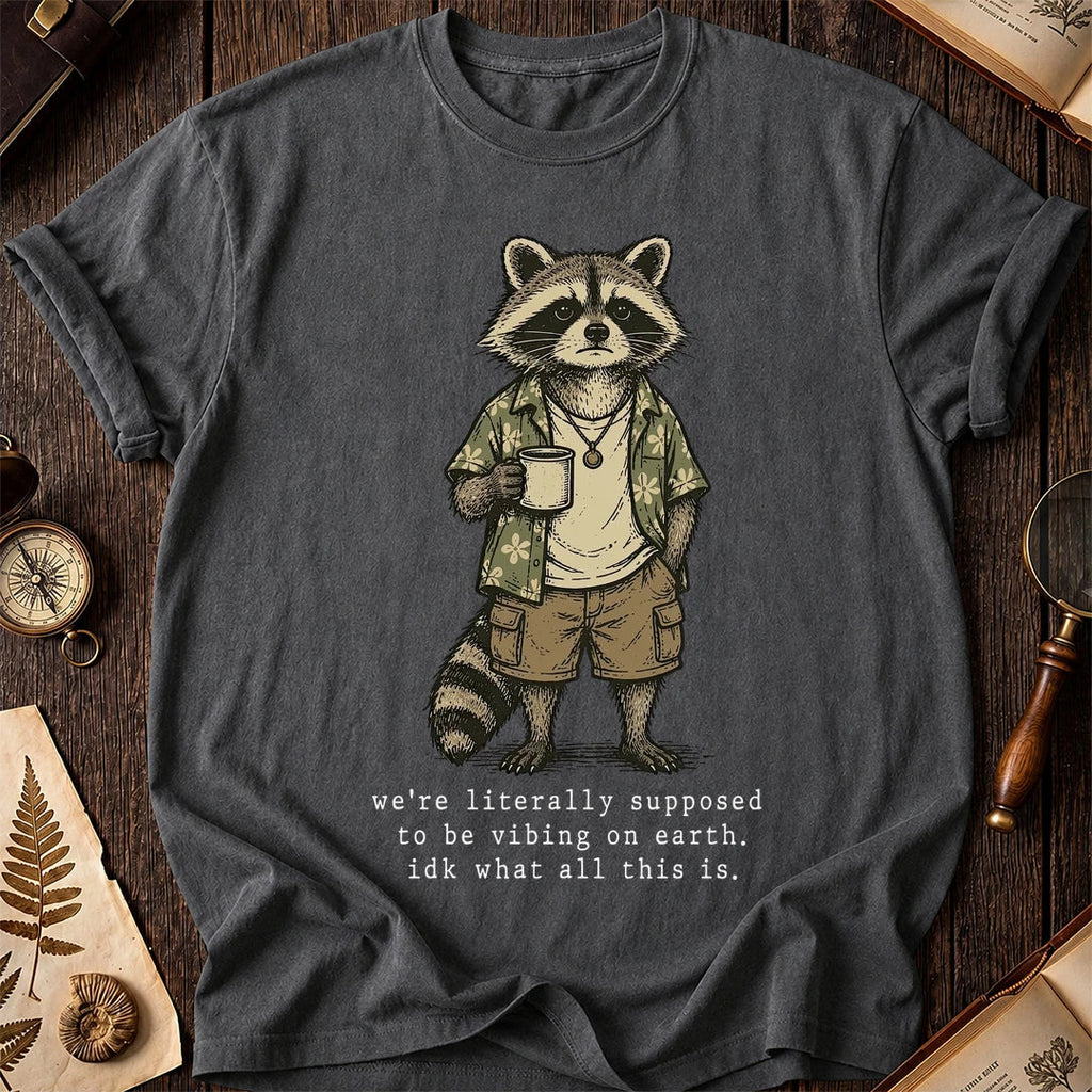 Earth Mood Raccoon T-Shirt product image 6
