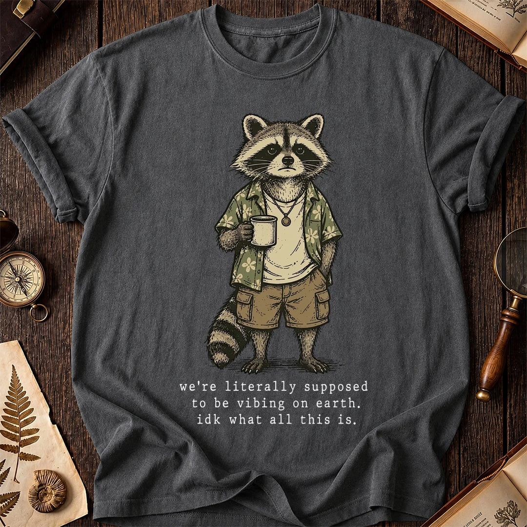 Earth Mood Raccoon T-Shirt product image 6