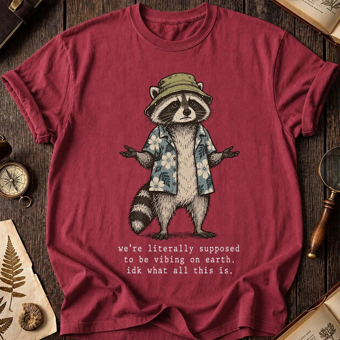 Earth Tour Raccoon T-Shirt product image 5
