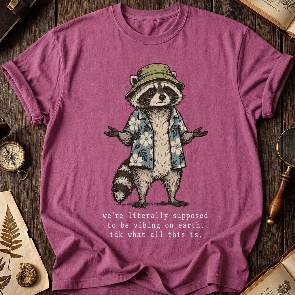 Earth Tour Raccoon T-Shirt product image 3
