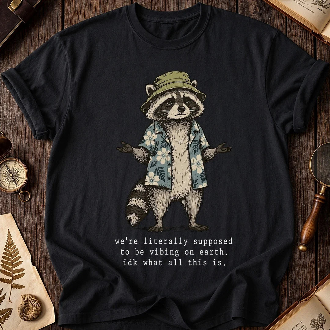 Earth Tour Raccoon T-Shirt product image 2
