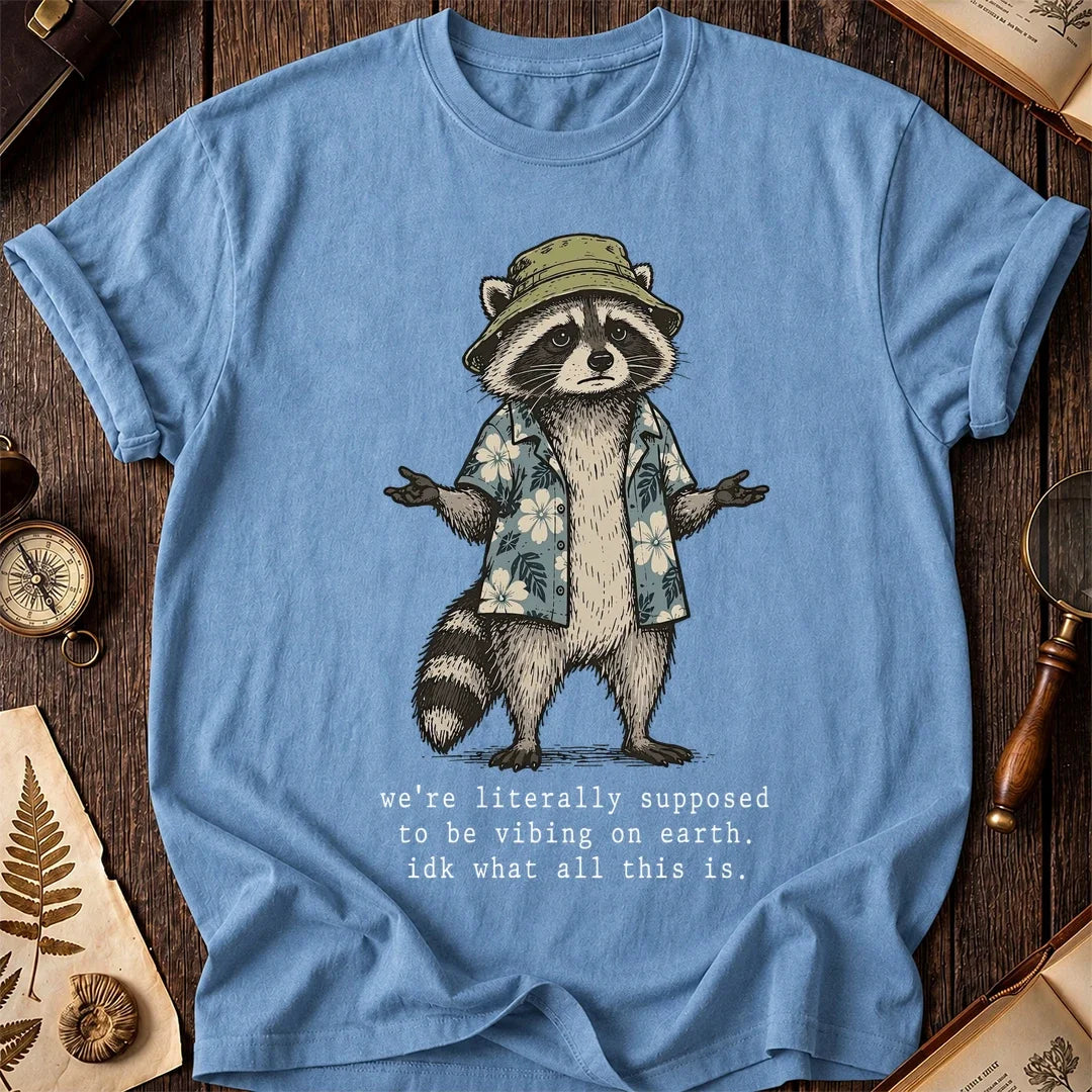 Earth Tour Raccoon T-Shirt product image 4