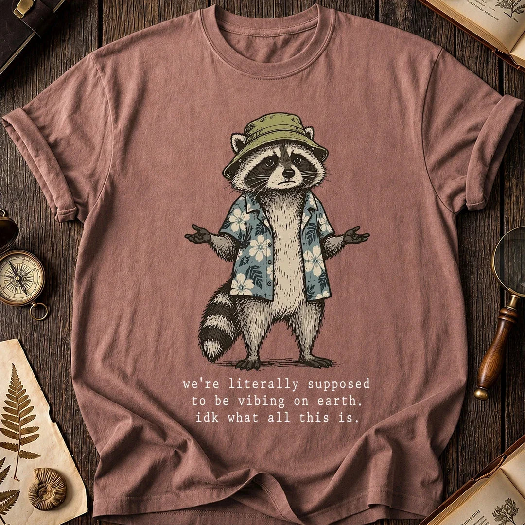 Earth Tour Raccoon T-Shirt product image 8