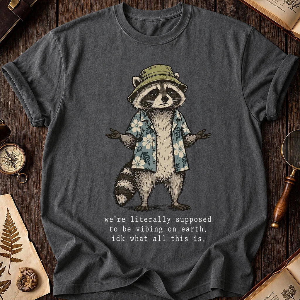 Earth Tour Raccoon T-Shirt product image 6