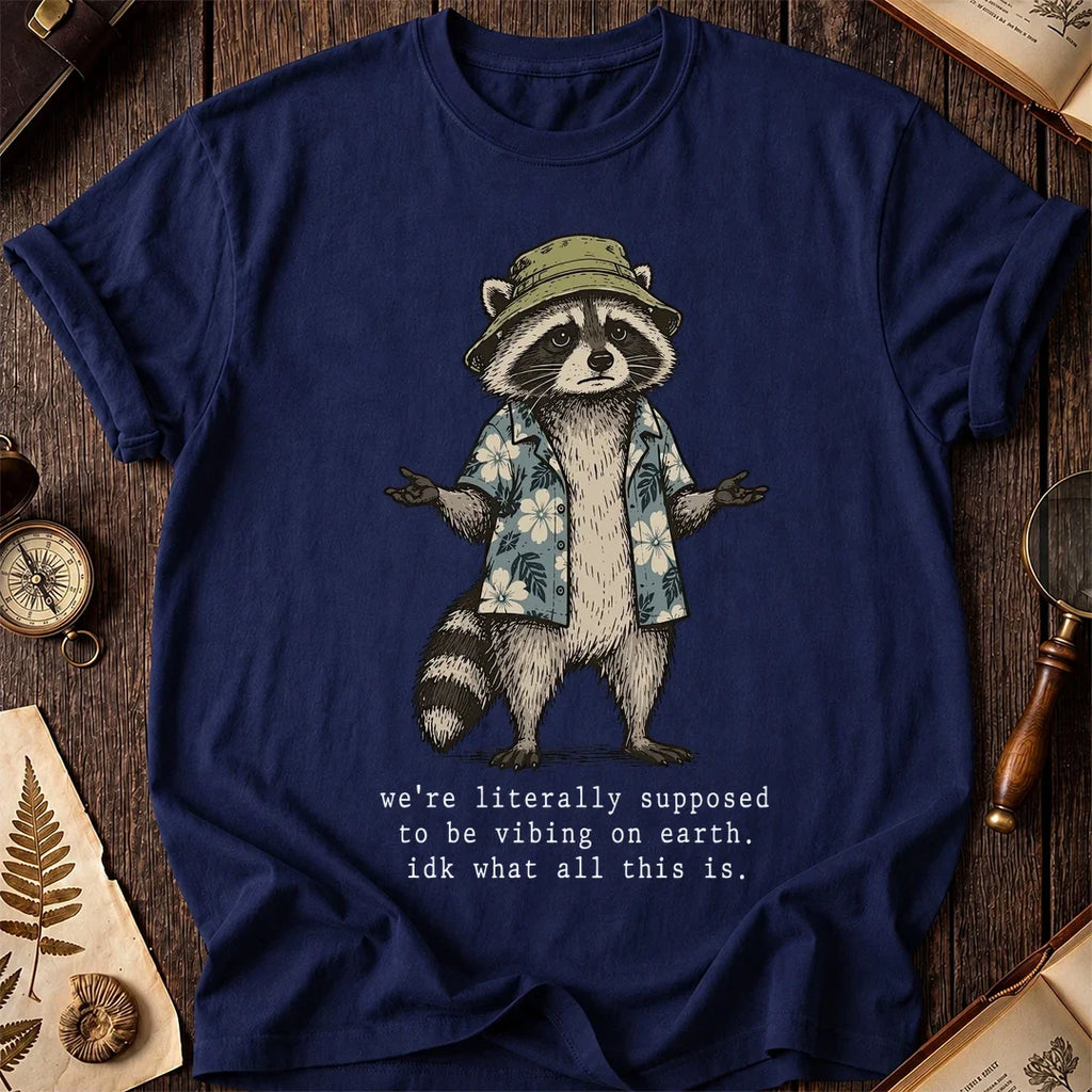 Earth Tour Raccoon T-Shirt product image 7