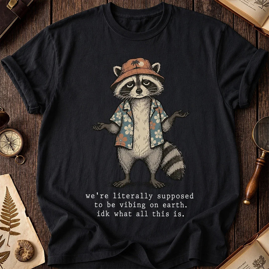 Earth Trip Raccoon T-Shirt product image 2