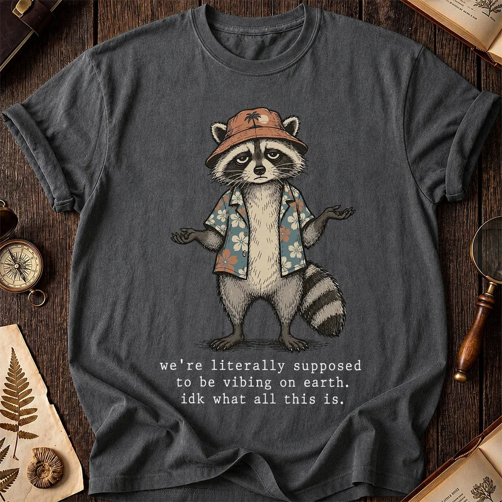 Earth Trip Raccoon T-Shirt product image 6