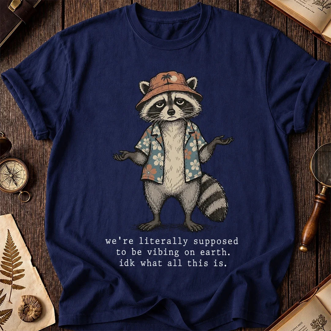 Earth Trip Raccoon T-Shirt product image 7