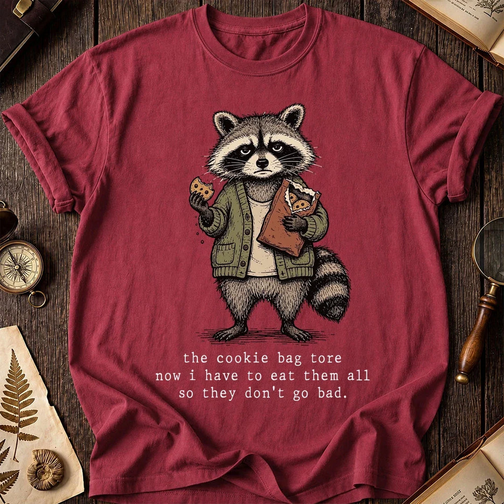 Eat Cookies Raccoon T-Shirt product image 5