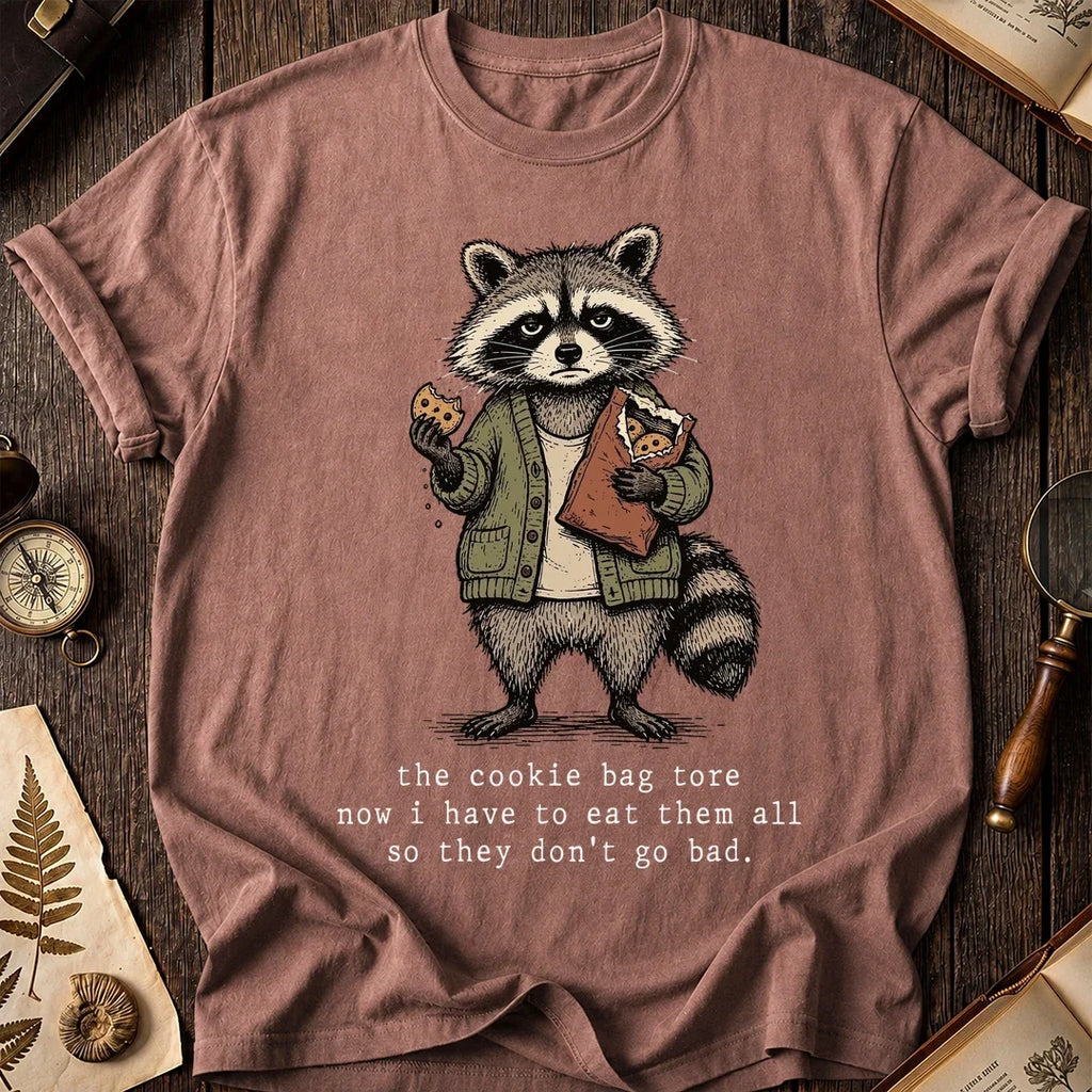Eat Cookies Raccoon T-Shirt product image 8