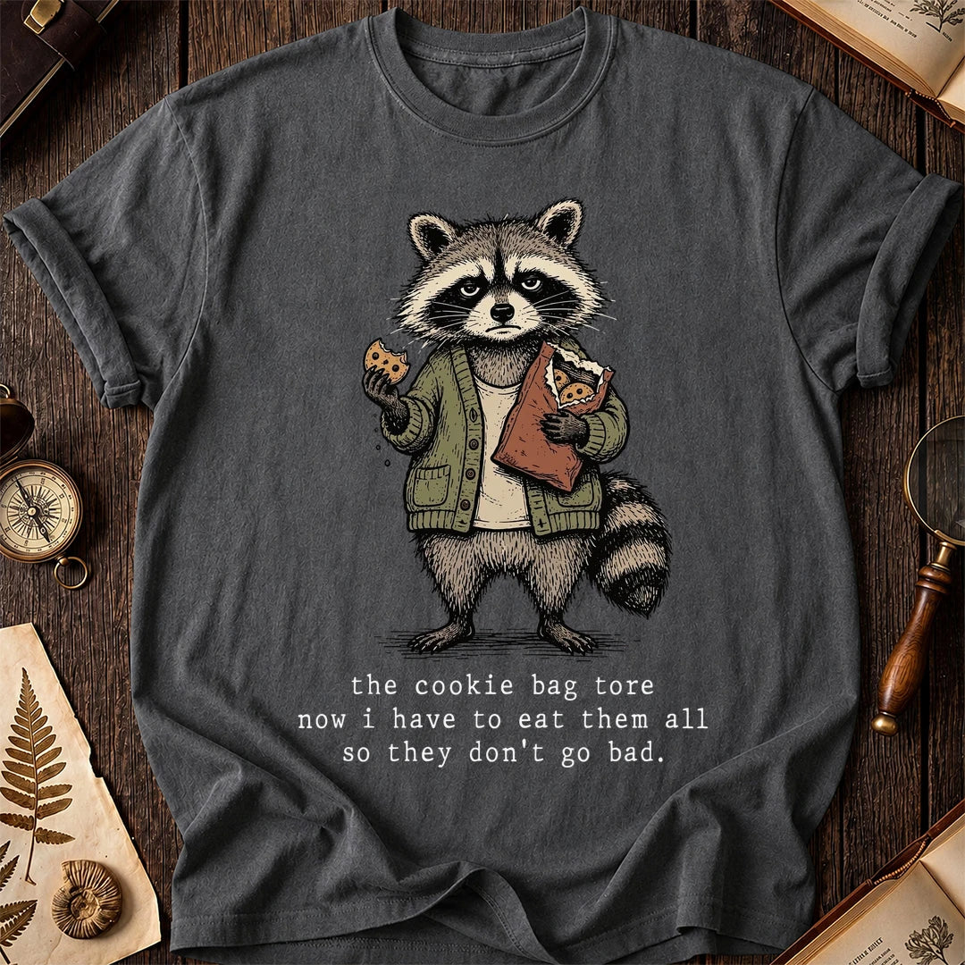 Eat Cookies Raccoon T-Shirt product image 6