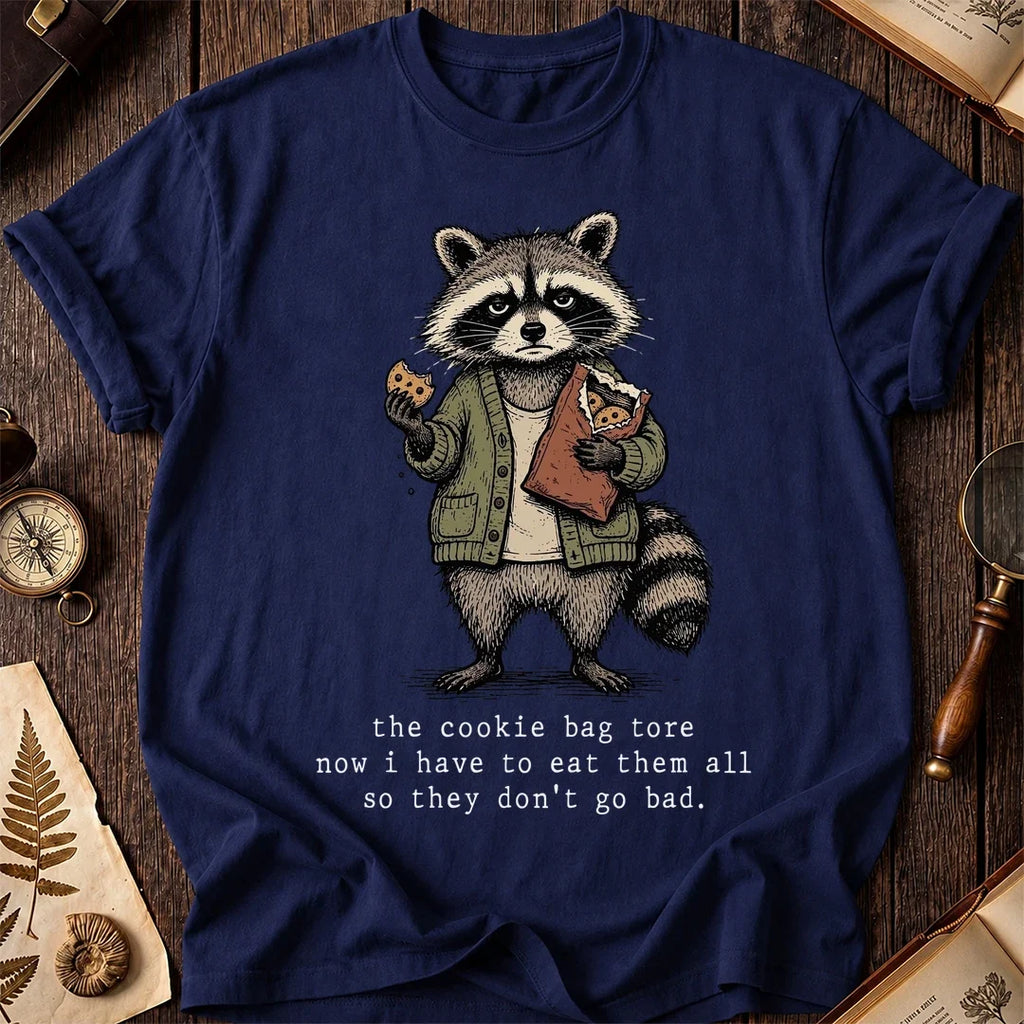 Eat Cookies Raccoon T-Shirt product image 7