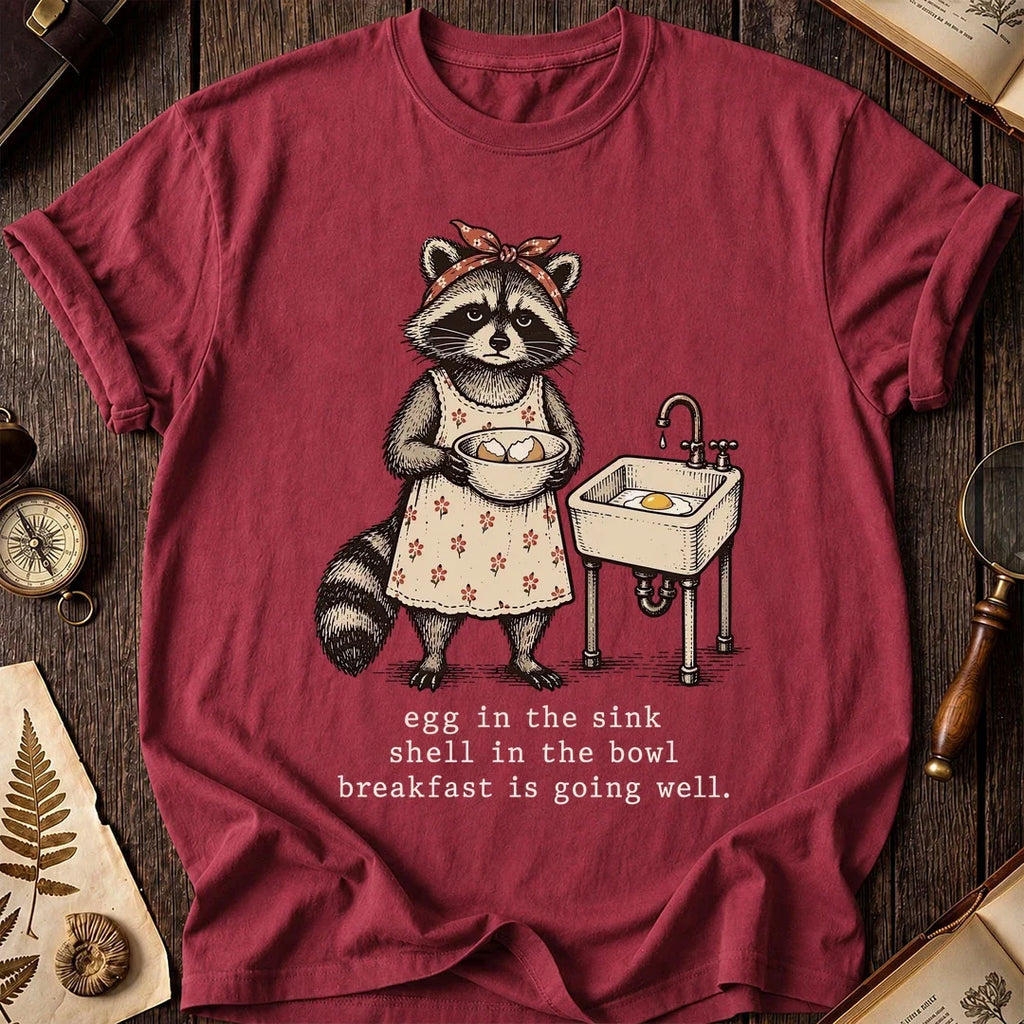 Egg Sink Raccoon T-Shirt product image 5