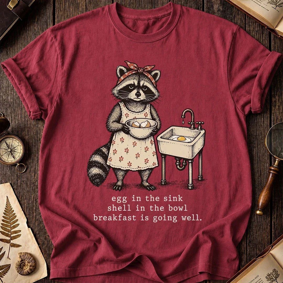 Egg Sink Raccoon T-Shirt product image 5