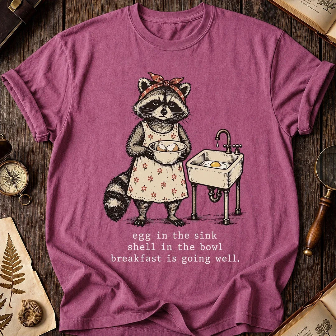 Egg Sink Raccoon T-Shirt product image 3