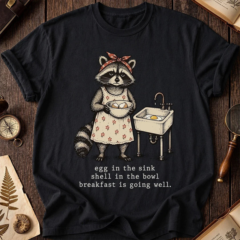 Egg Sink Raccoon T-Shirt product image 2