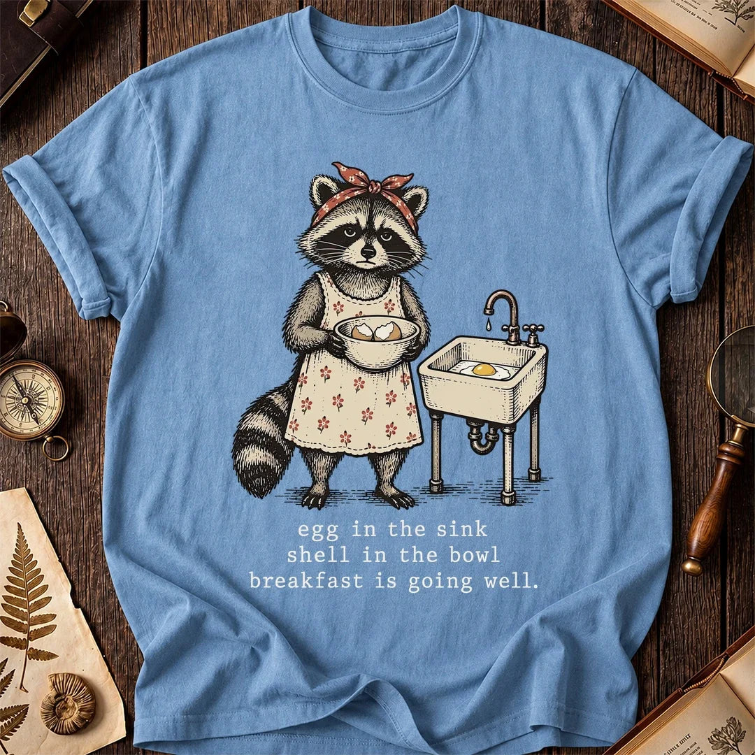 Egg Sink Raccoon T-Shirt product image 4