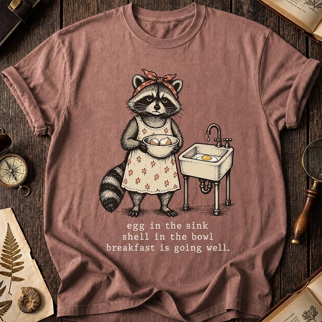 Egg Sink Raccoon T-Shirt product image 8
