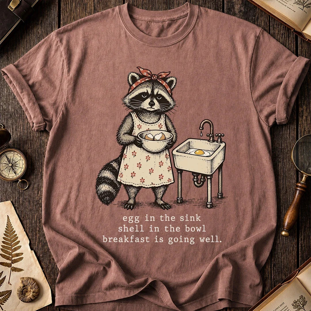 Egg Sink Raccoon T-Shirt product image 8