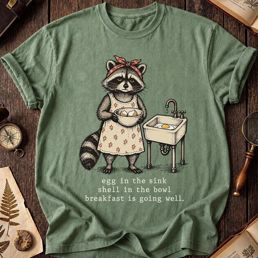 Egg Sink Raccoon T-Shirt product image 1