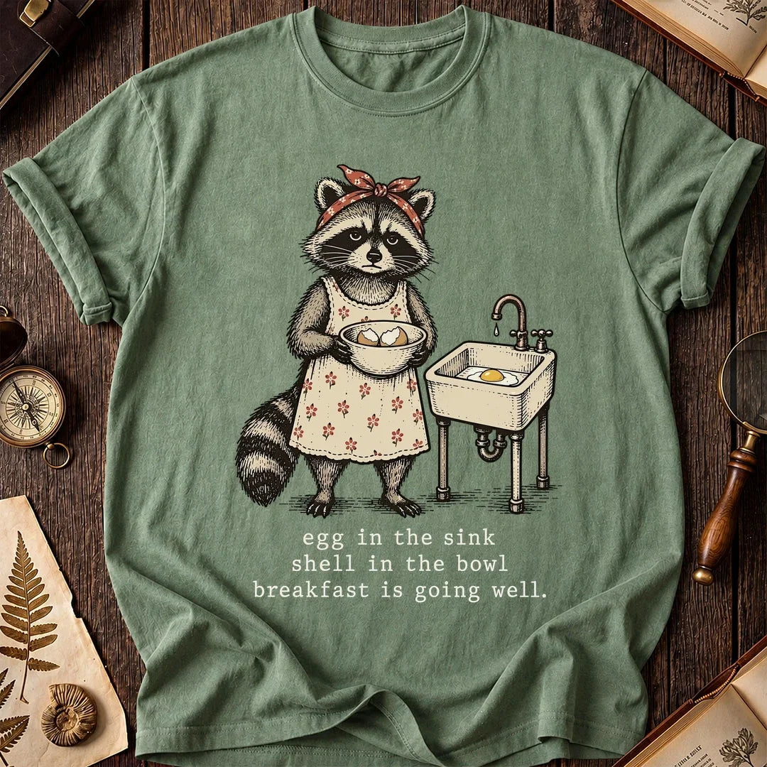 Egg Sink Raccoon T-Shirt product image 1