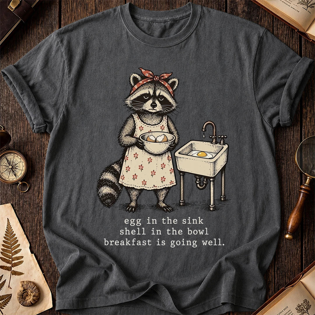 Egg Sink Raccoon T-Shirt product image 6