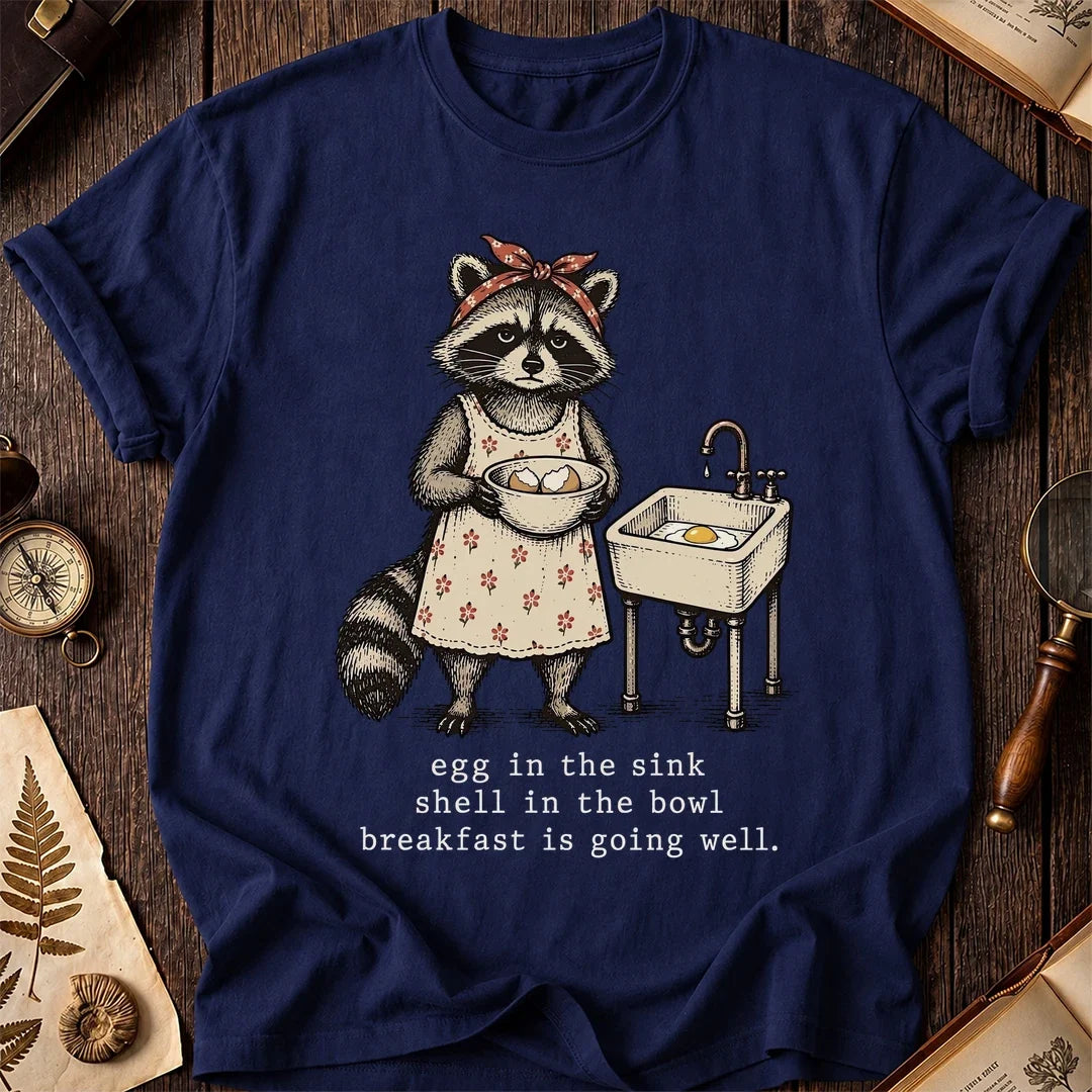Egg Sink Raccoon T-Shirt product image 7