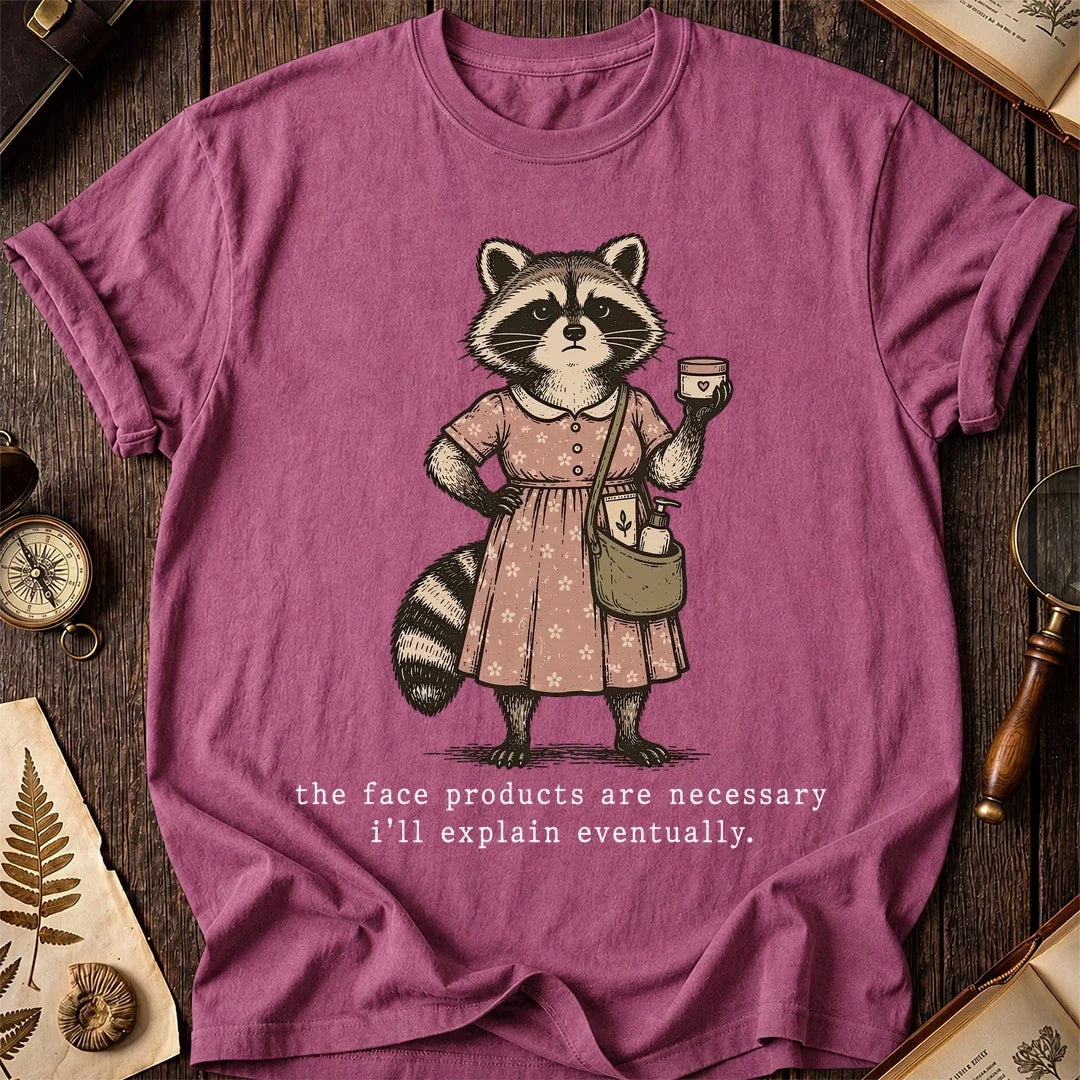 Explain It Raccoon T-Shirt product image 3