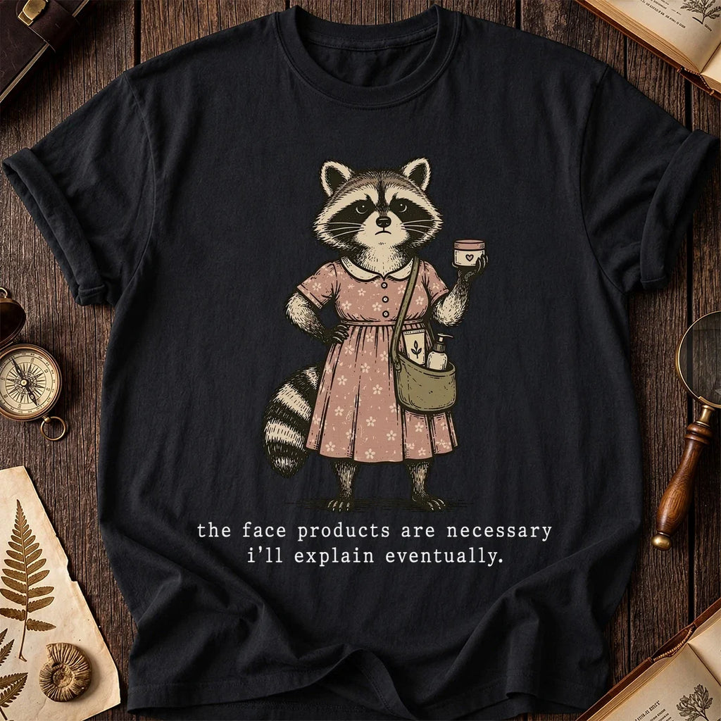 Explain It Raccoon T-Shirt product image 2