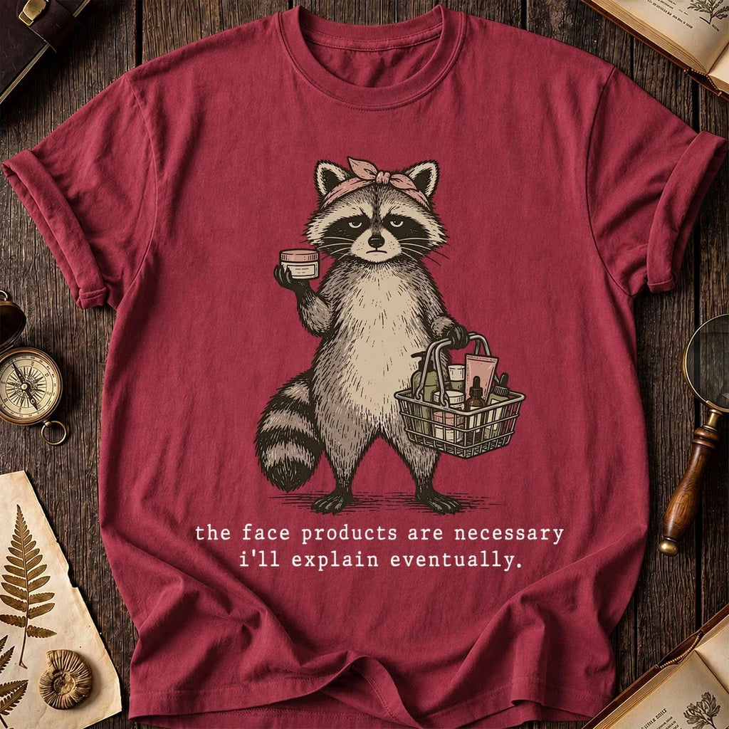 Face Stuff Raccoon T-Shirt product image 5