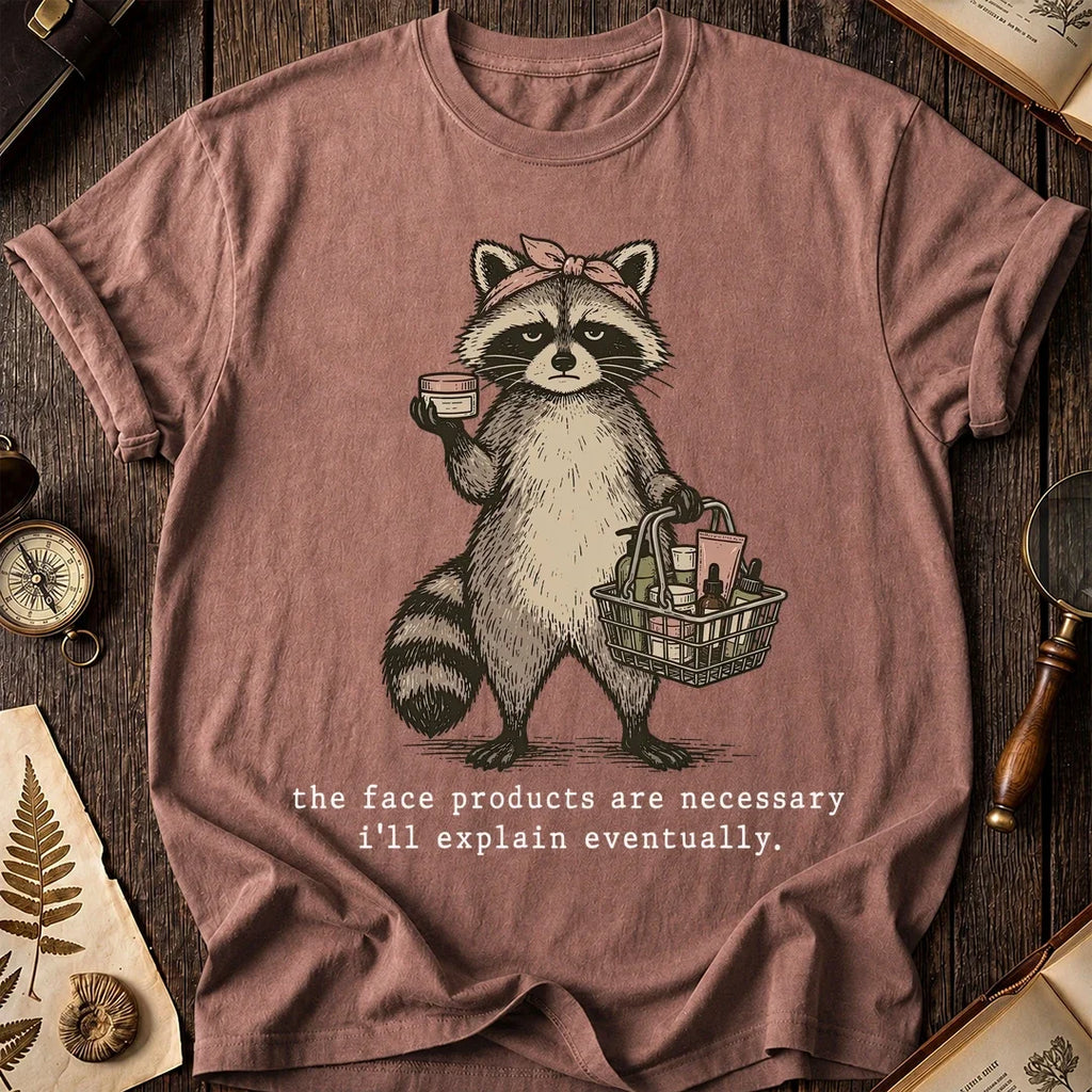 Face Stuff Raccoon T-Shirt product image 8