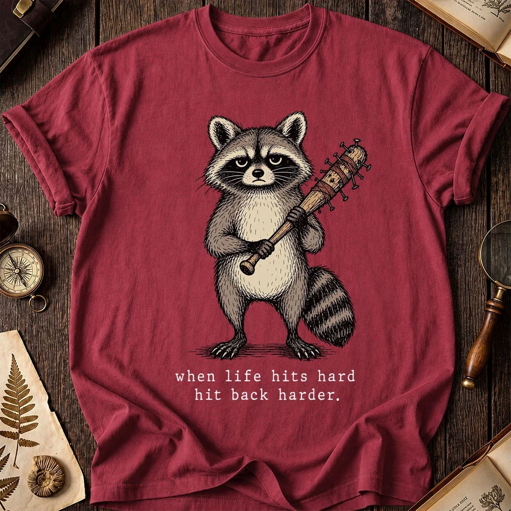 Hit Back Raccoon T-Shirt product image 5