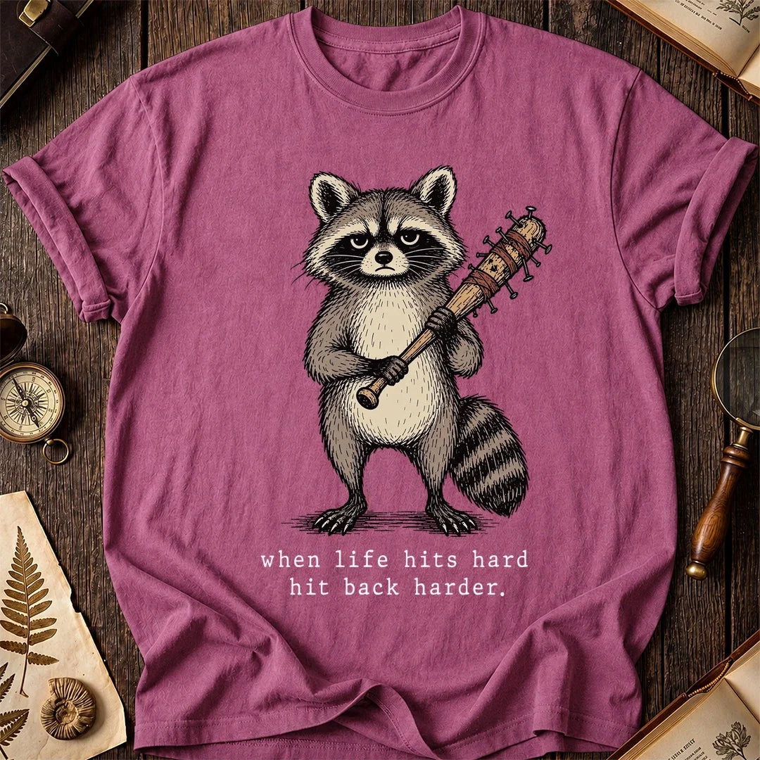 Hit Back Raccoon T-Shirt product image 3