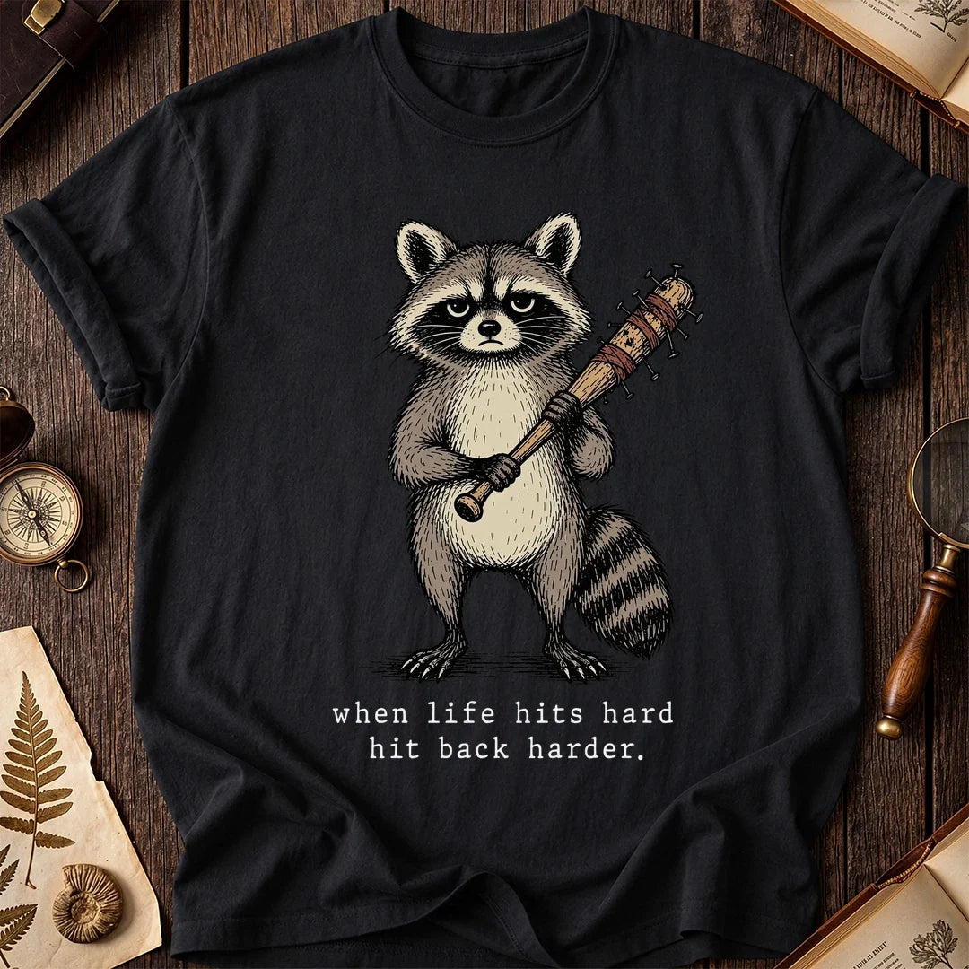 Hit Back Raccoon T-Shirt product image 2