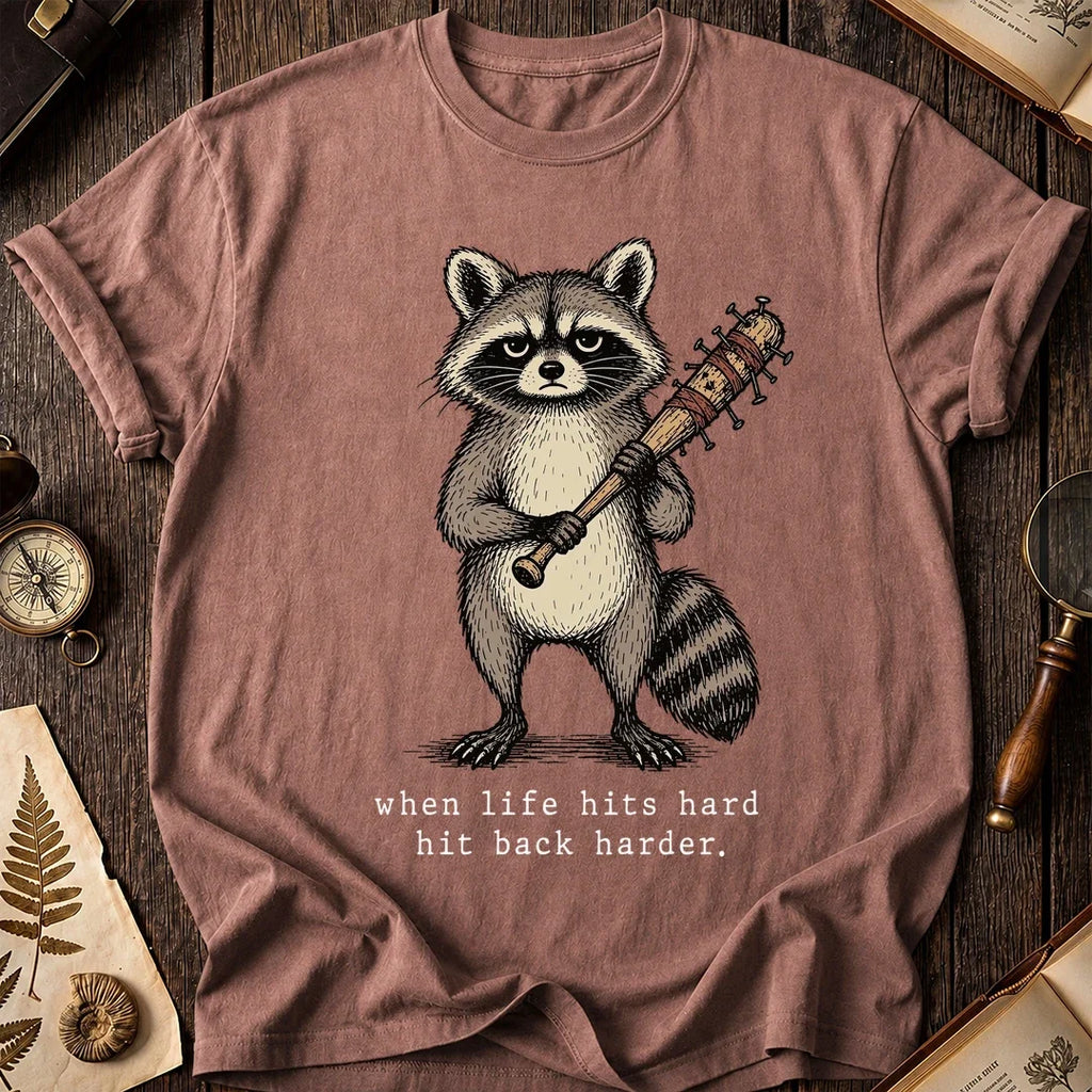 Hit Back Raccoon T-Shirt product image 8