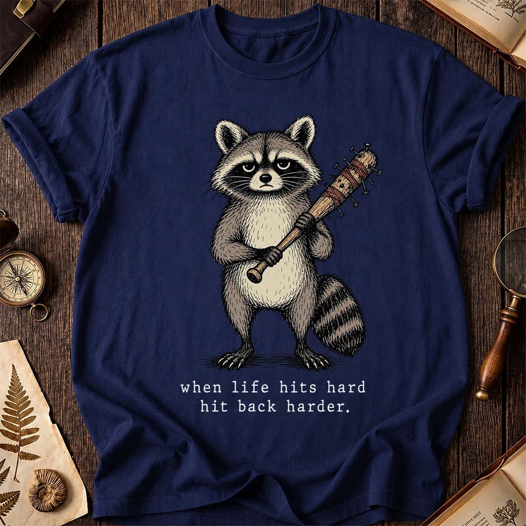 Hit Back Raccoon T-Shirt product image 7