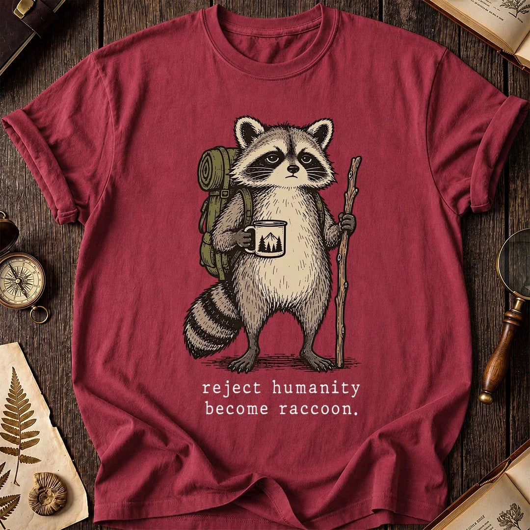 Humanity No Raccoon T-Shirt product image 6