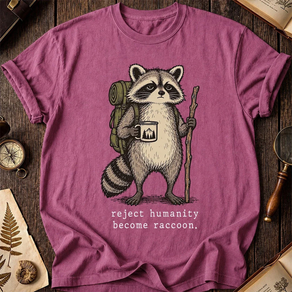 Humanity No Raccoon T-Shirt product image 4