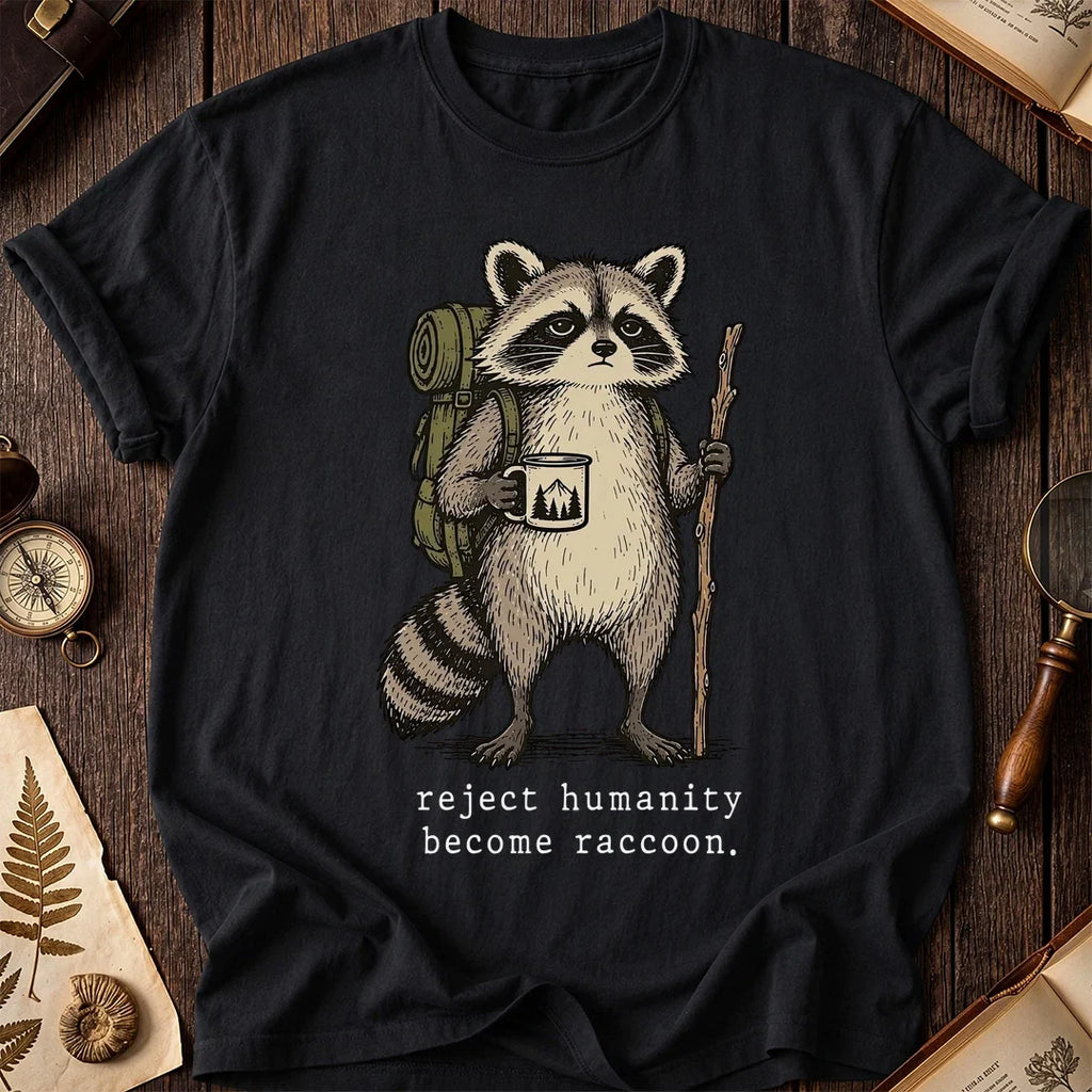 Humanity No Raccoon T-Shirt product image 3