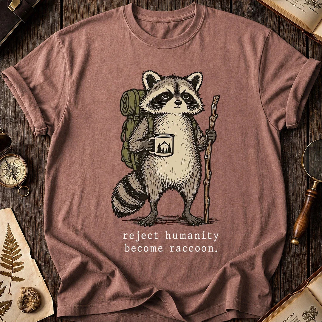 Humanity No Raccoon T-Shirt product image 8