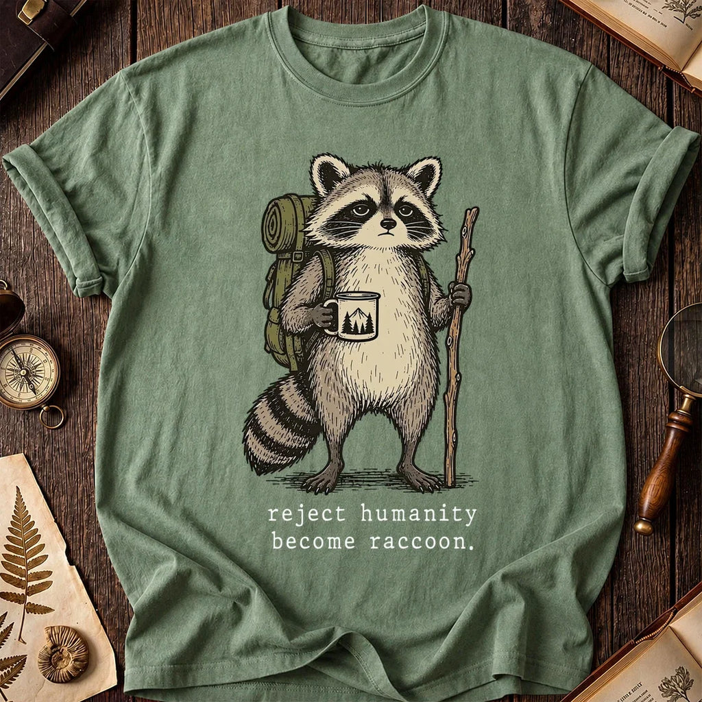 Humanity No Raccoon T-Shirt product image 2