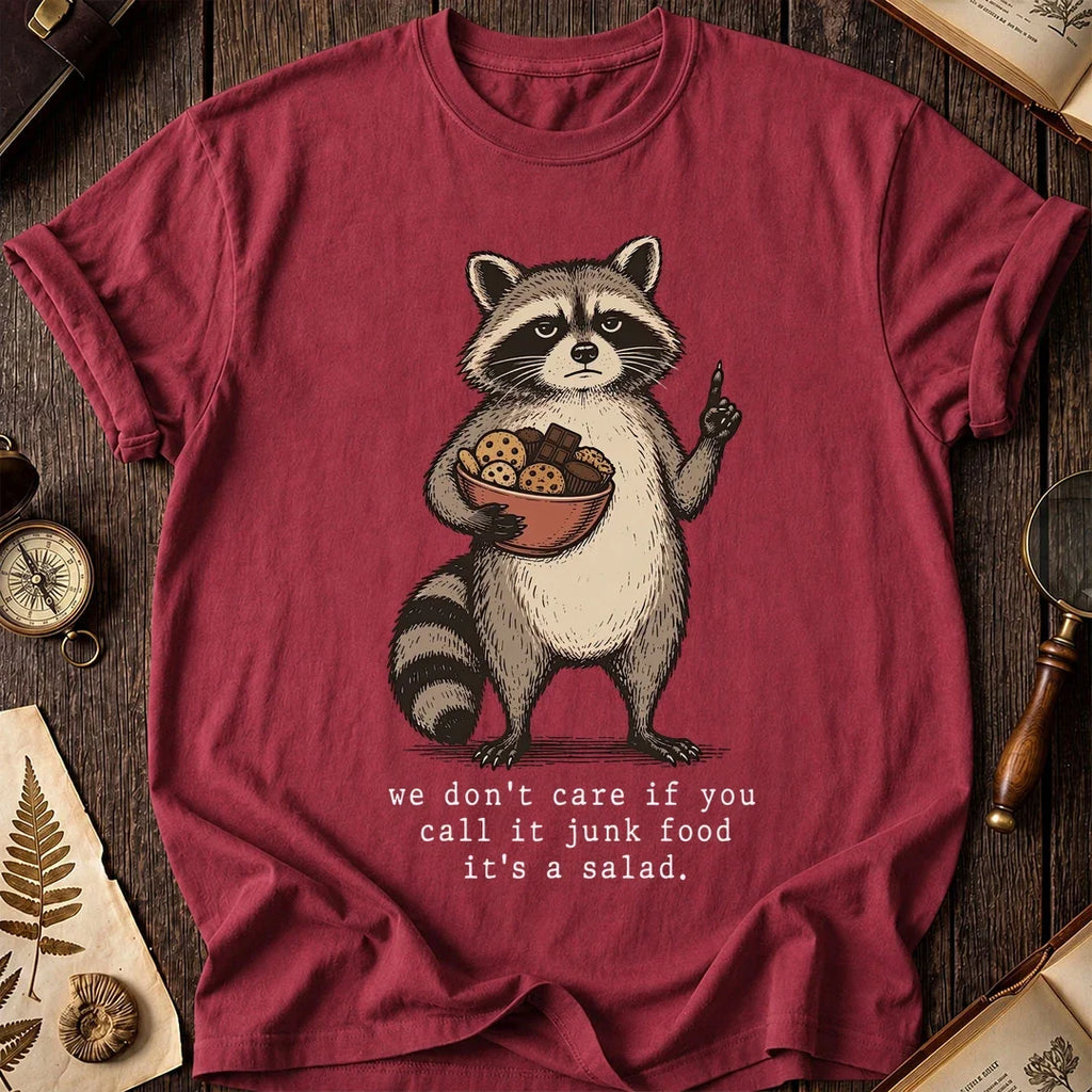 Junk Salad Raccoon T-Shirt product image 5