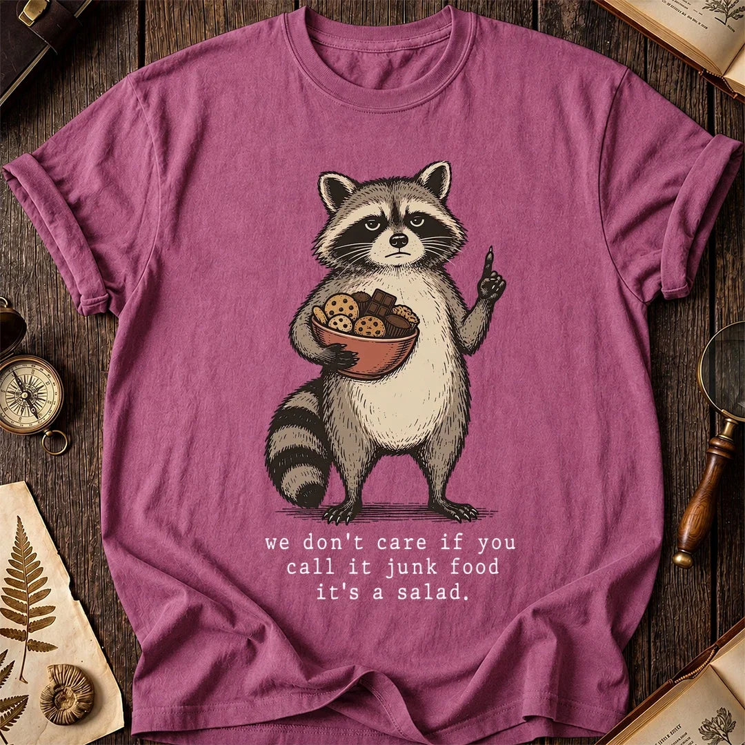 Junk Salad Raccoon T-Shirt product image 3