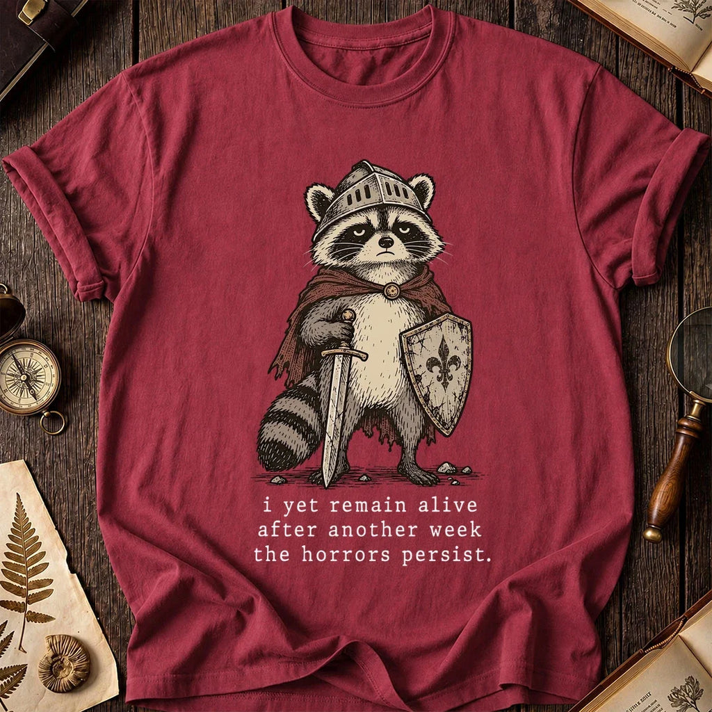 Knight Life Raccoon T-Shirt product image 5
